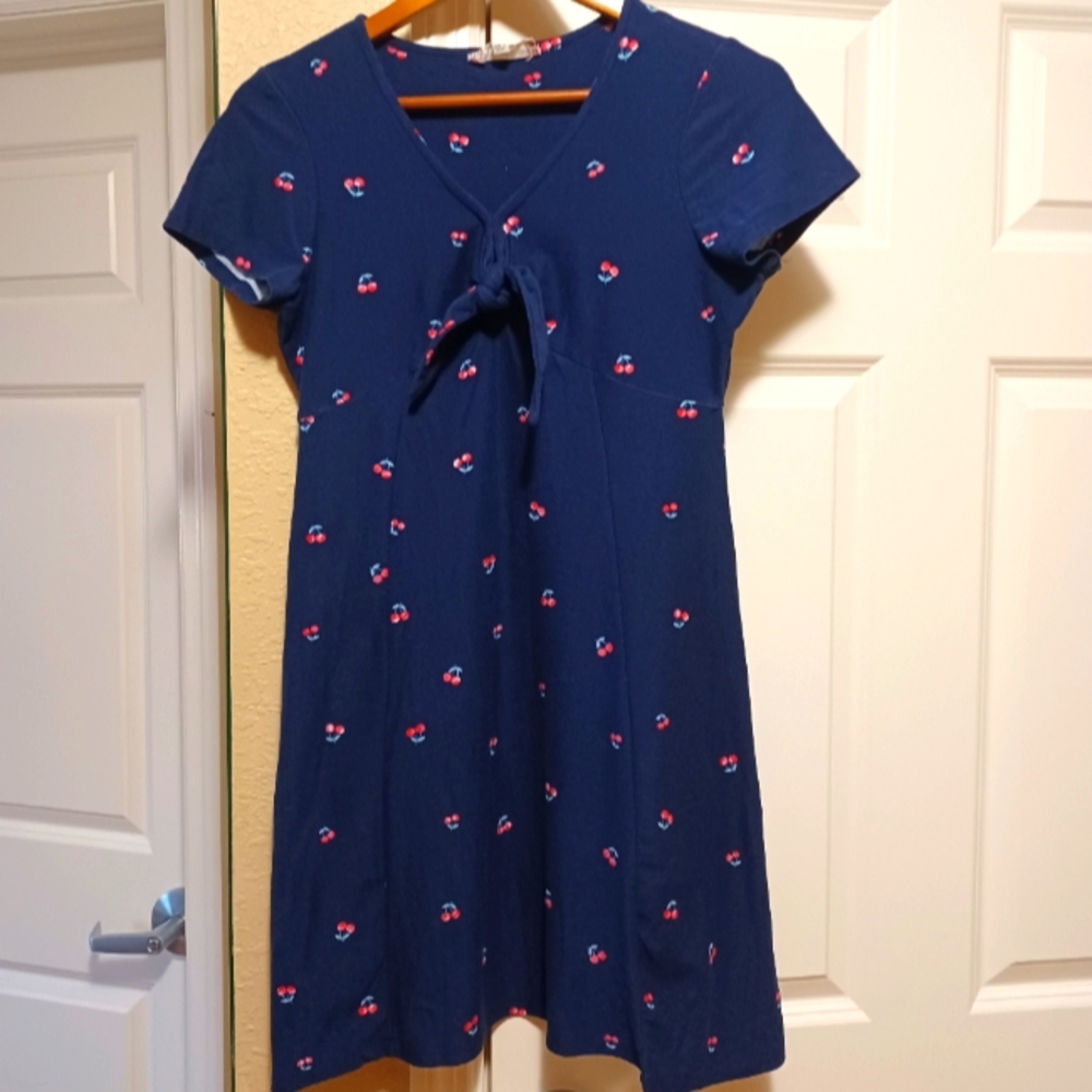 Mini dress with cherry